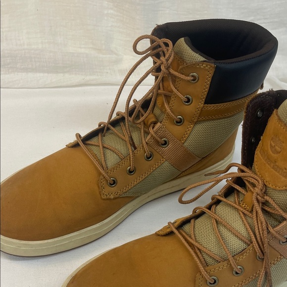 Timberland Men's Tan and Olive Boots size 10 - Picture 4 of 16